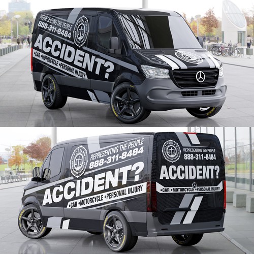 Need Modern / Cool Wrap for Sprinter Van Design by adelea