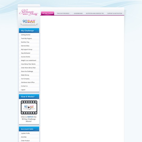 Create the next website design for Skinny Fiber 90 Day Weight Loss Challenge Design by Gabriel™