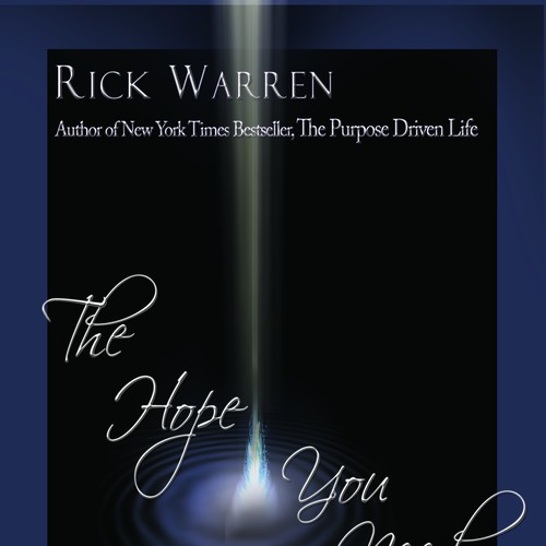 Design Rick Warren's New Book Cover Design réalisé par Mathew T Ward