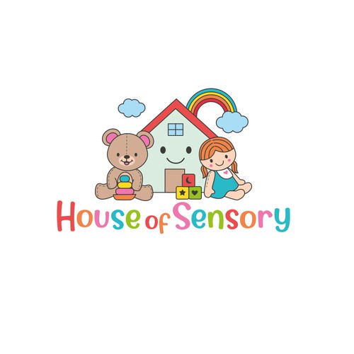 Design a feminine sensory toy store logo for an online retailer selling sensory toys for kids Design by AdryQ