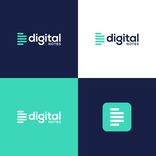 Logo for a Note Taking app Design by Tom Joshua