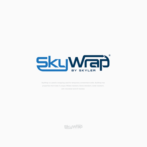 SkyWrap Logo Design by SimonMar