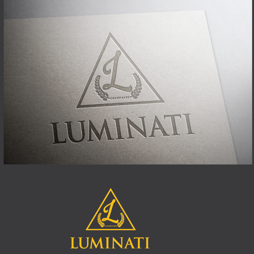 champagne logo design - Lumimati Design by kamar mayat