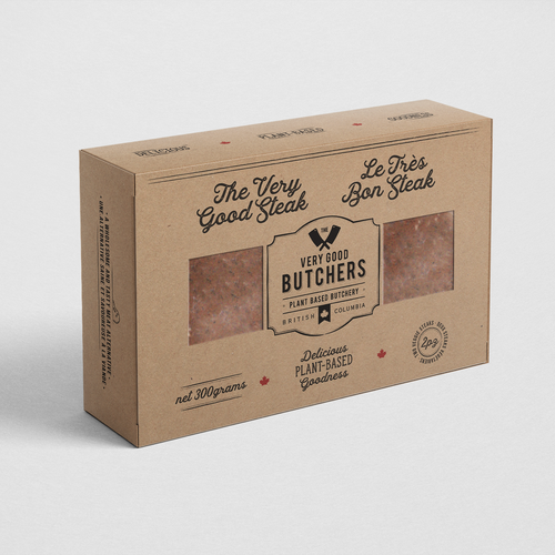 Design Packaging for a Plant-Based Butcher Design by zneliana