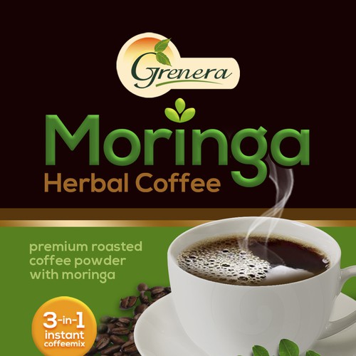 Moringa Herbal Coffee Design by rafjam