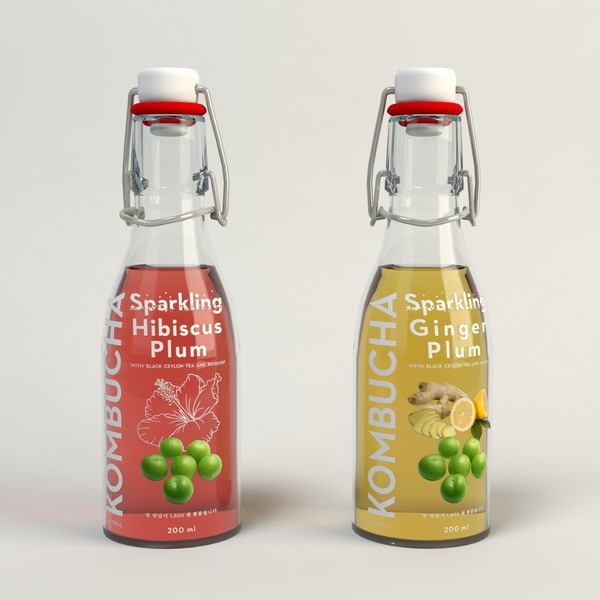 Design by Damir Miljković titled "Swingtop bottle design"