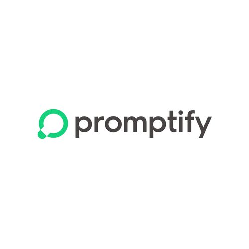 Modern, Simple and Sleek Logo for Promptify.com Design by InfaSignia™