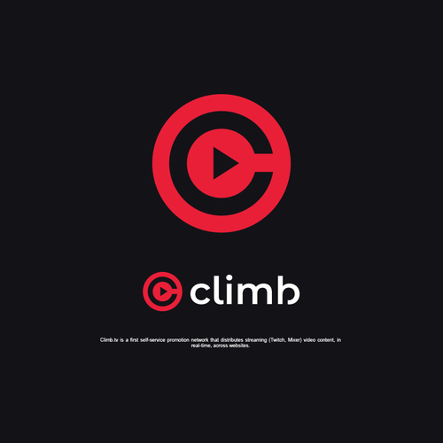 Logo redesign for live stream promotion network Design by Jacob Gomes