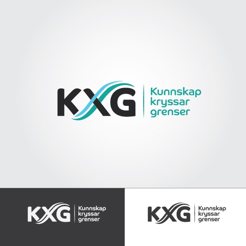 Logo for Kunnskap kryssar grenser ("Knowledge across borders") デザイン by Dima Midon