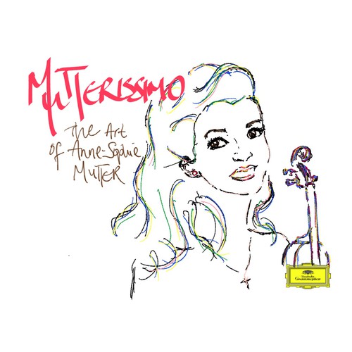 Illustrate the cover for Anne Sophie Mutter’s new album Diseño de M-AH