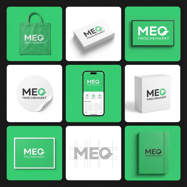 Modern Fresh Market Brand Identity for MEO Frischemarkt