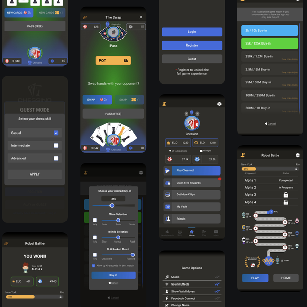 Chessino App full redesign