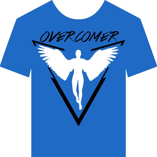 Overcomer shirt for men who heal from chronic pelvic pain | T-shirt contest