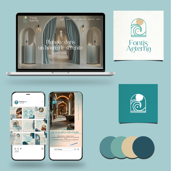 Pack web et kit de marque