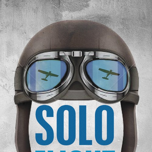 Solo Flight. Design an awesome book cover that captures the adventure of flight. Design by PRINCY103