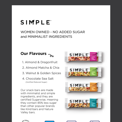 SIMPLE - Sell sheet Design by ellie_designs