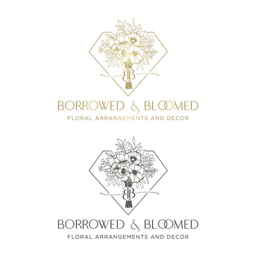 Captivating Logo for silk floral arrangement business Design by Ela Brigal