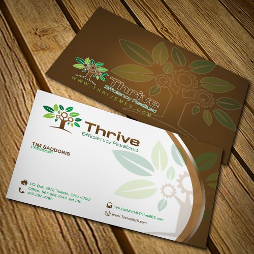 Create the next stationery for Thrive Design by Bondz.carbon