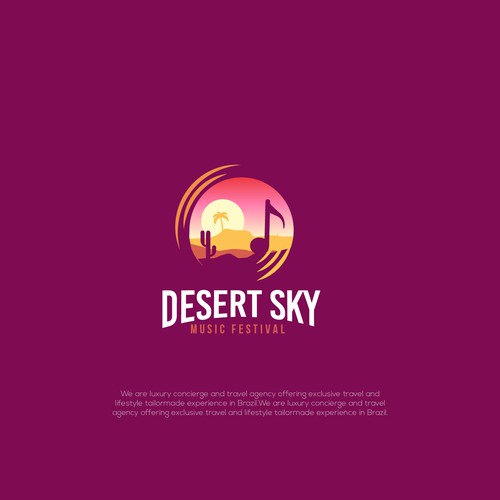 Desert Sky Music Festival Design by JosH.Creative™