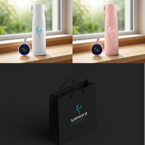 e-commerce product smart water bottle logo and brand designs Design by X-DNA
