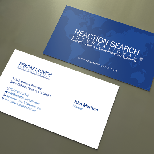 Create a new Business Card design for an Executive Search Company Design réalisé par An'