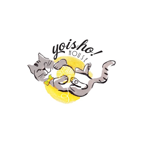 Design di Cute, classy but playful cat logo for online toy & gift shop di ross!e