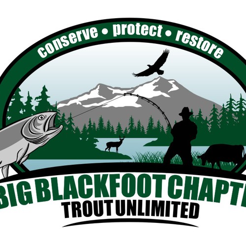New logo for a local Trout Unlimited chapter Logo design contest