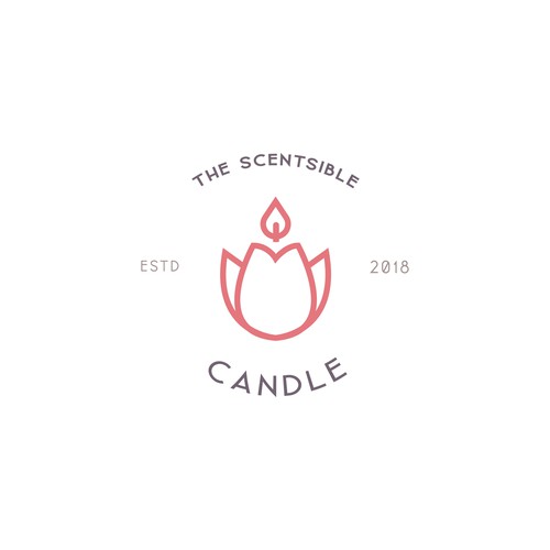 Design a beautiful logo for The Scentsible Candle (Guaranteed Winner) Design by mili.t