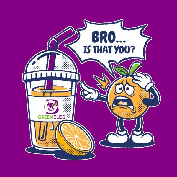 Vintage cartoon mascot illustration