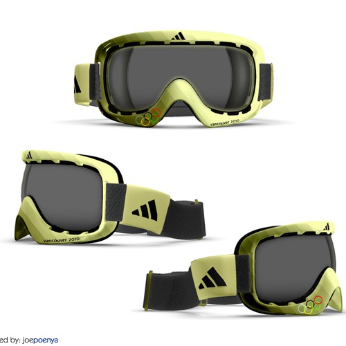 Design adidas goggles for Winter Olympics Design by joepoenya