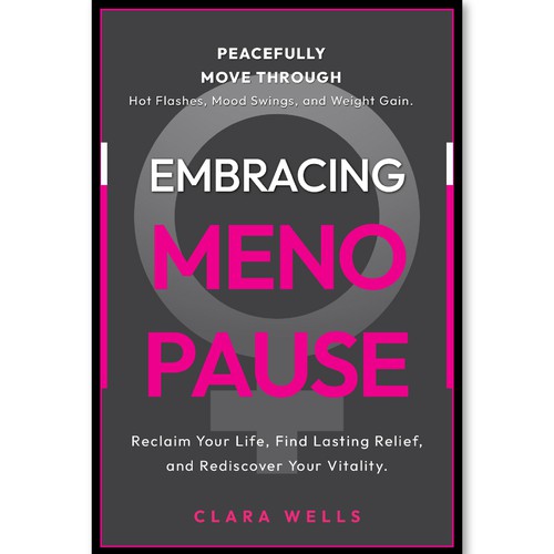 I need a book cover that connects with women about menopause Design by Creative_Crafter