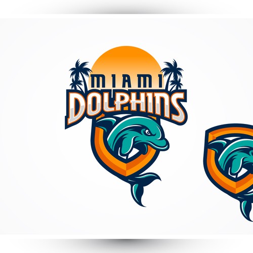 99designs community contest: Help the Miami Dolphins NFL team re-design its logo! Design réalisé par struggle4ward