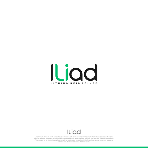 Iliad Logo Design Design by Direwolf Design