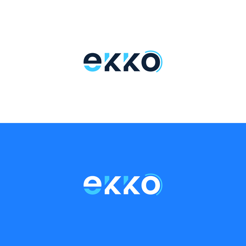 SIMPLE LOGO - ekko Letters then dm after Design by MaroUkoru