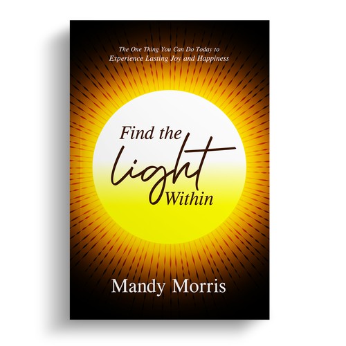 Book cover “find the light within” Design by Wizdizz