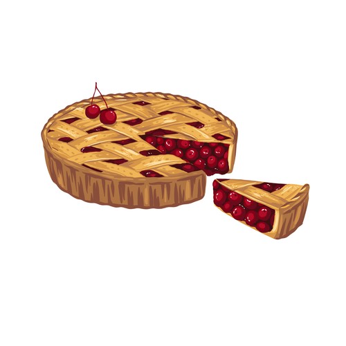 Have a slice of tasty pie Design von HannaSymo