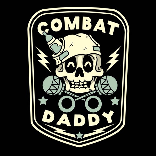 Need a classic, manly logo to appeal to new dads to read our blog! Design by Deduder