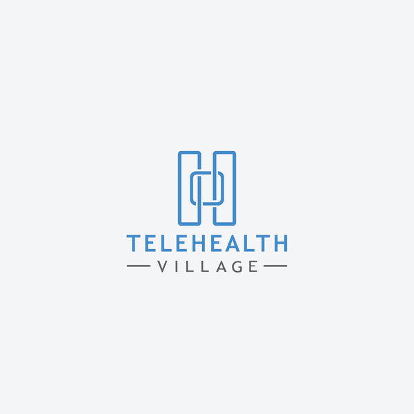 Simple and modern logo for Telehealth Village