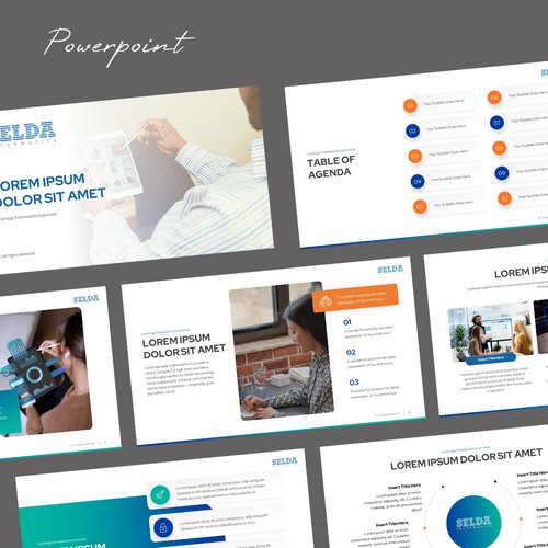 PowerPoint template contest entry by YuhuuSTD
