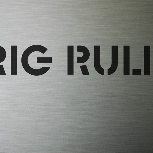Rig Rule needs Lettering Design (wordmark) Design by vanacallegari