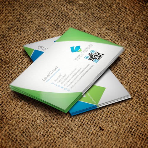 Business Card to represent THREE Service Divisions Design by Twin Ashek Masum
