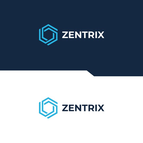 Logo for IT Company called Zentrix Réalisé par Kreyto