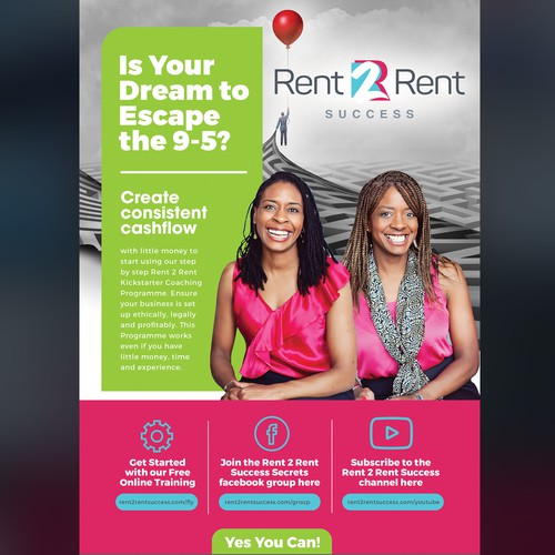 Diseño de Create a Ridiculously Good Flyer for Rent 2 Rent Success de J.F