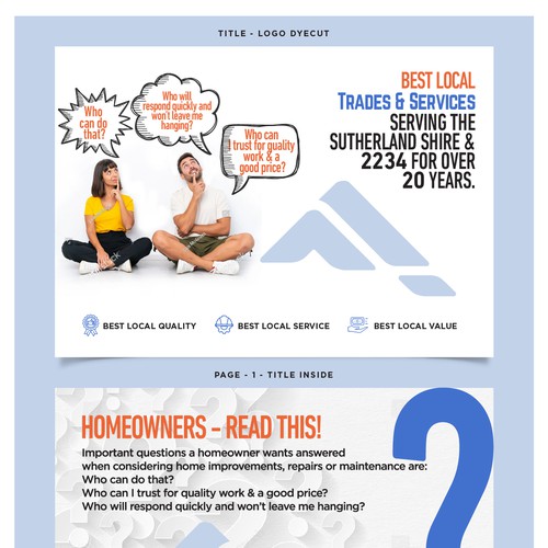 Design a Powerful New Flyer for Best Local Trades & Services Design by Muhammad Shahrooz