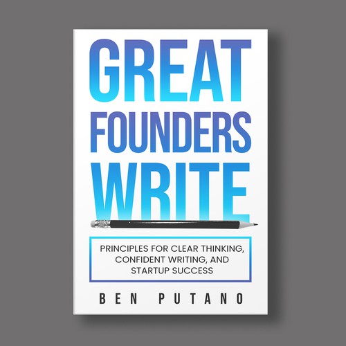 Design the cover of a writing book for entrepreneurs Design by Zahari Studio