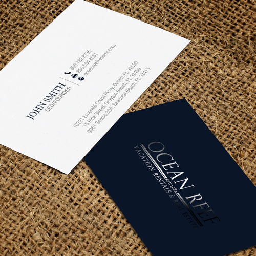 Design a fun, beach-inspired Business Card Design by chandrayaan.creative