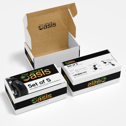 Create Amazing product packaging for office chair wheels Product