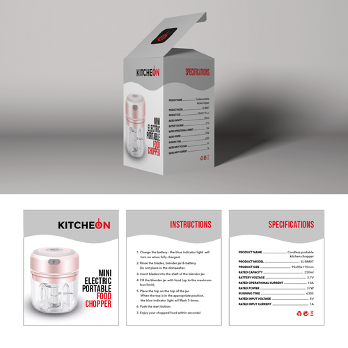 Love to cook? Design product packaging for a must have kitchen accessory! Design by Kat.Fil