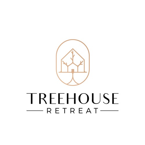 Design Treehouse Hotel Logo di SteffanDesign™