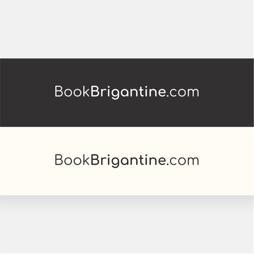 BookBrigantine.com Simple Vacation Rental Logo Design by MARSa ❤